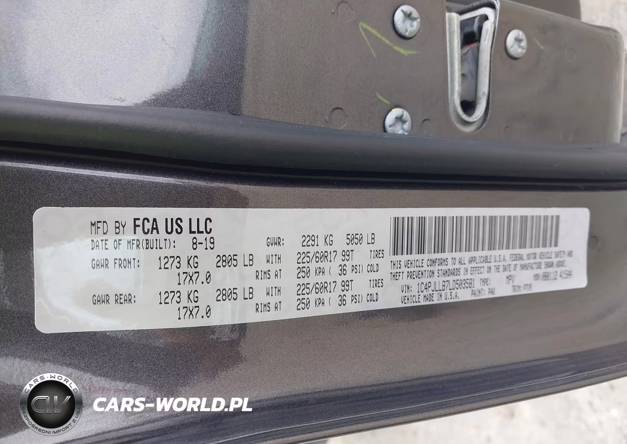 2020 Jeep Cherokee Latitude Plus Fwd VIN:1C4PJLLB7LD503581 - 9