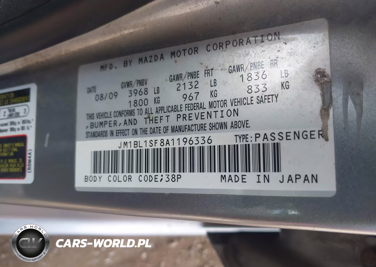 2010 Mazda Mazda3 I Touring VIN:JM1BL1SF8A1196336 - 9