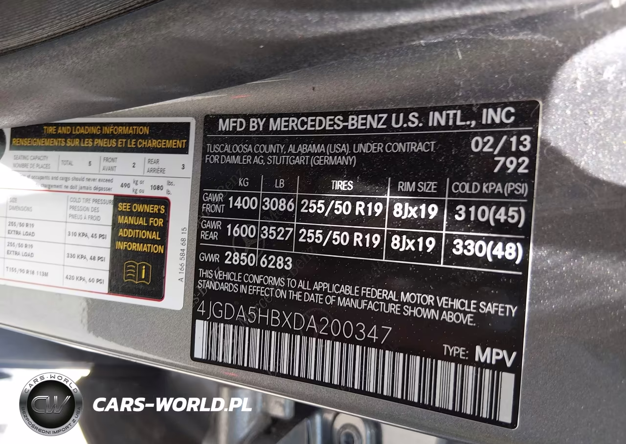 2013 Mercedes-Benz Ml 350 4Matic VIN:4JGDA5HBXDA200347 - 9