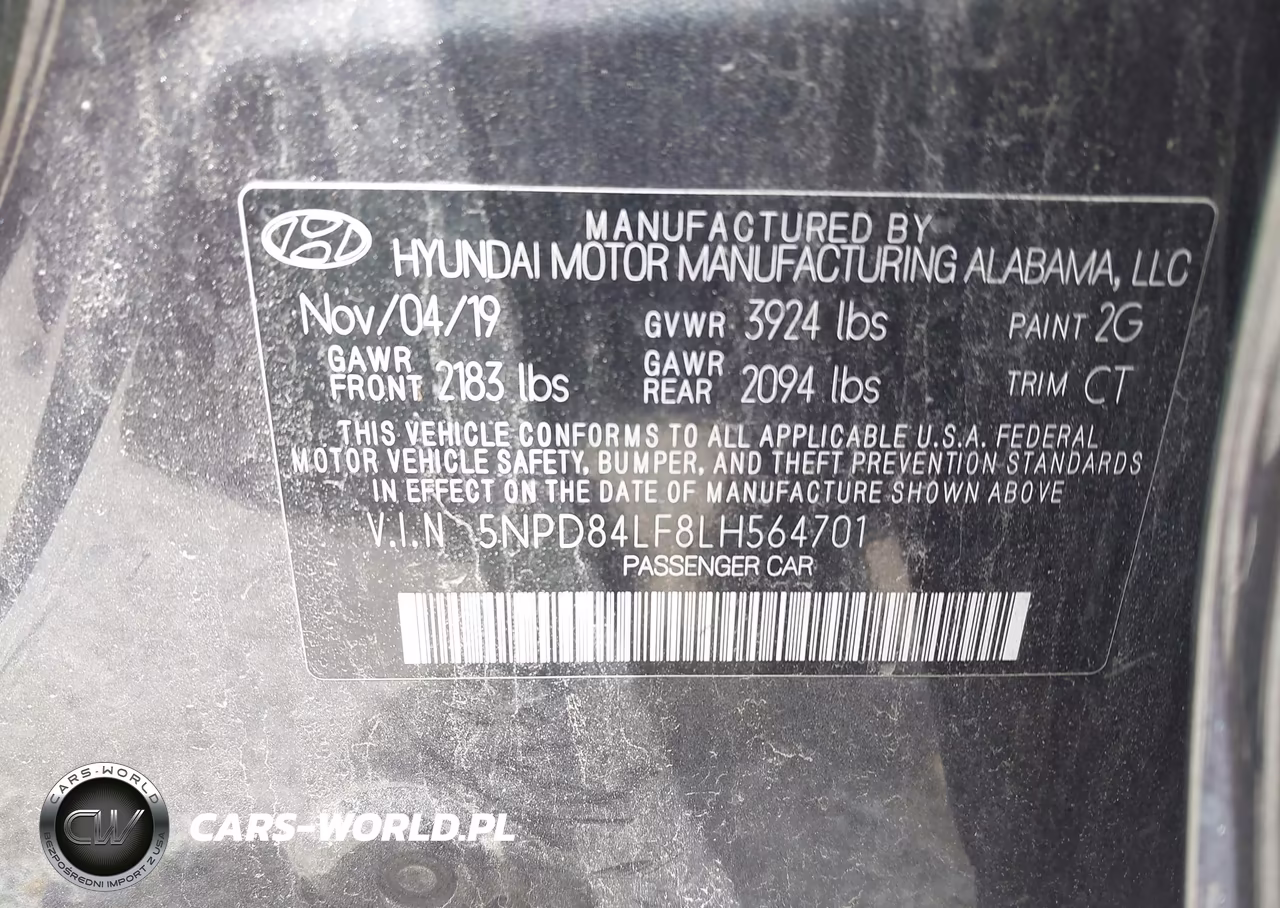 2020 Hyundai Elantra Sel VIN:5NPD84LF8LH564701 - 9