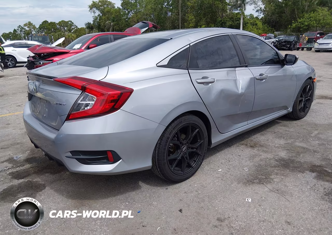 2019 Honda Civic Sport VIN:2HGFC2F88KH556020 - 4