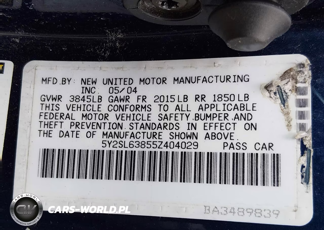 2005 Pontiac Vibe VIN:5Y2SL63855Z404029 - 9