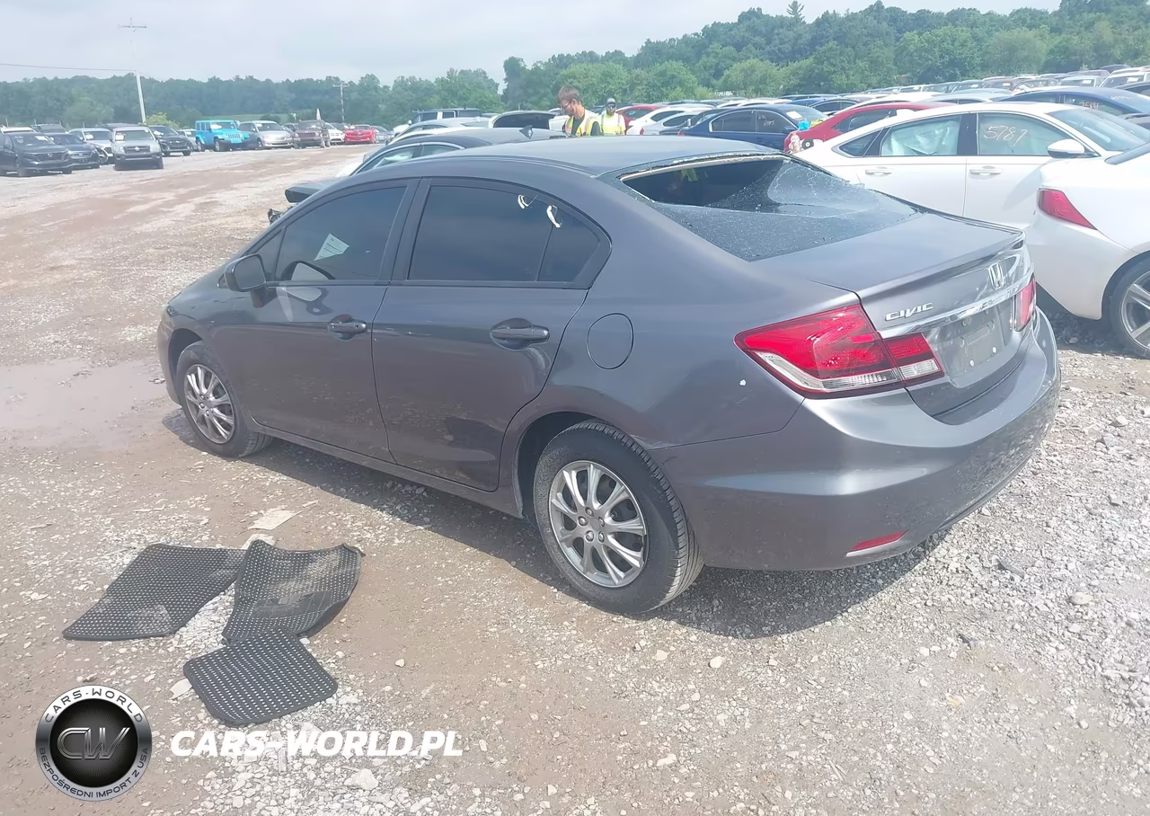 2014 Honda Civic Lx VIN:19XFB2F58EE251687 - 3