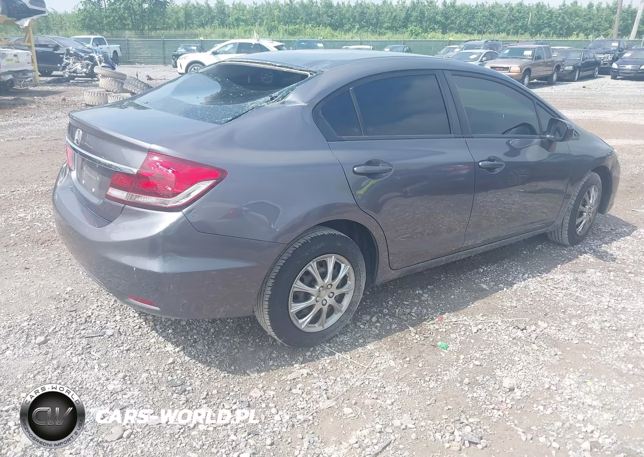 2014 Honda Civic Lx VIN:19XFB2F58EE251687 - 4