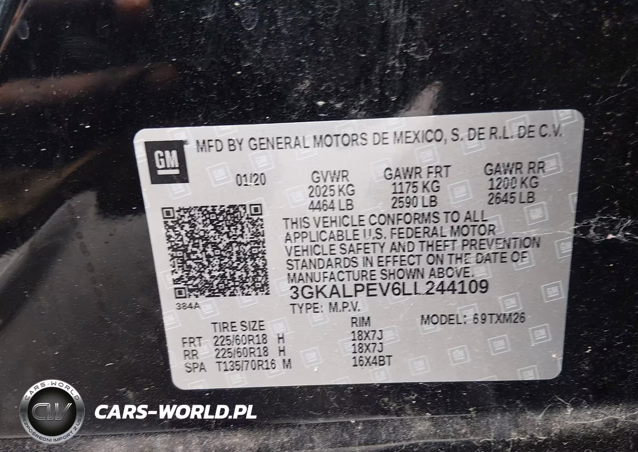 2020 GMC Terrain Fwd Slt VIN:3GKALPEV6LL244109 - 9