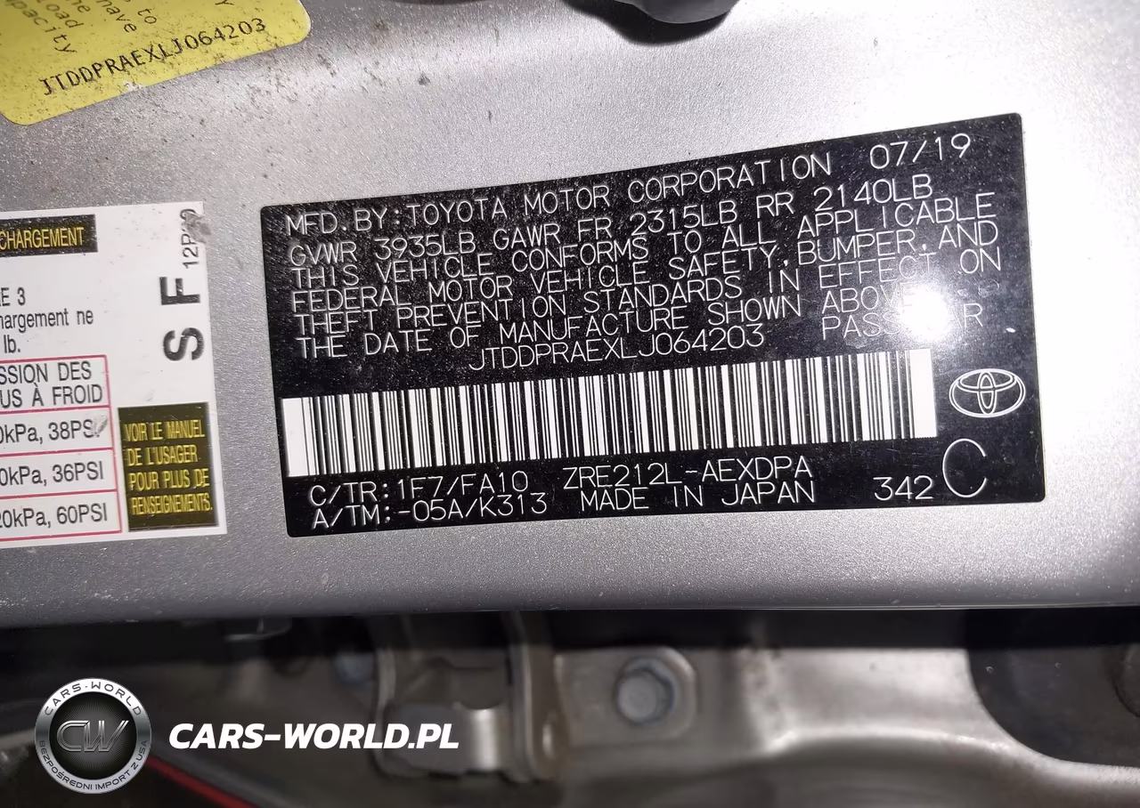 2020 Toyota Corolla L VIN:JTDDPRAEXLJ064203 - 9