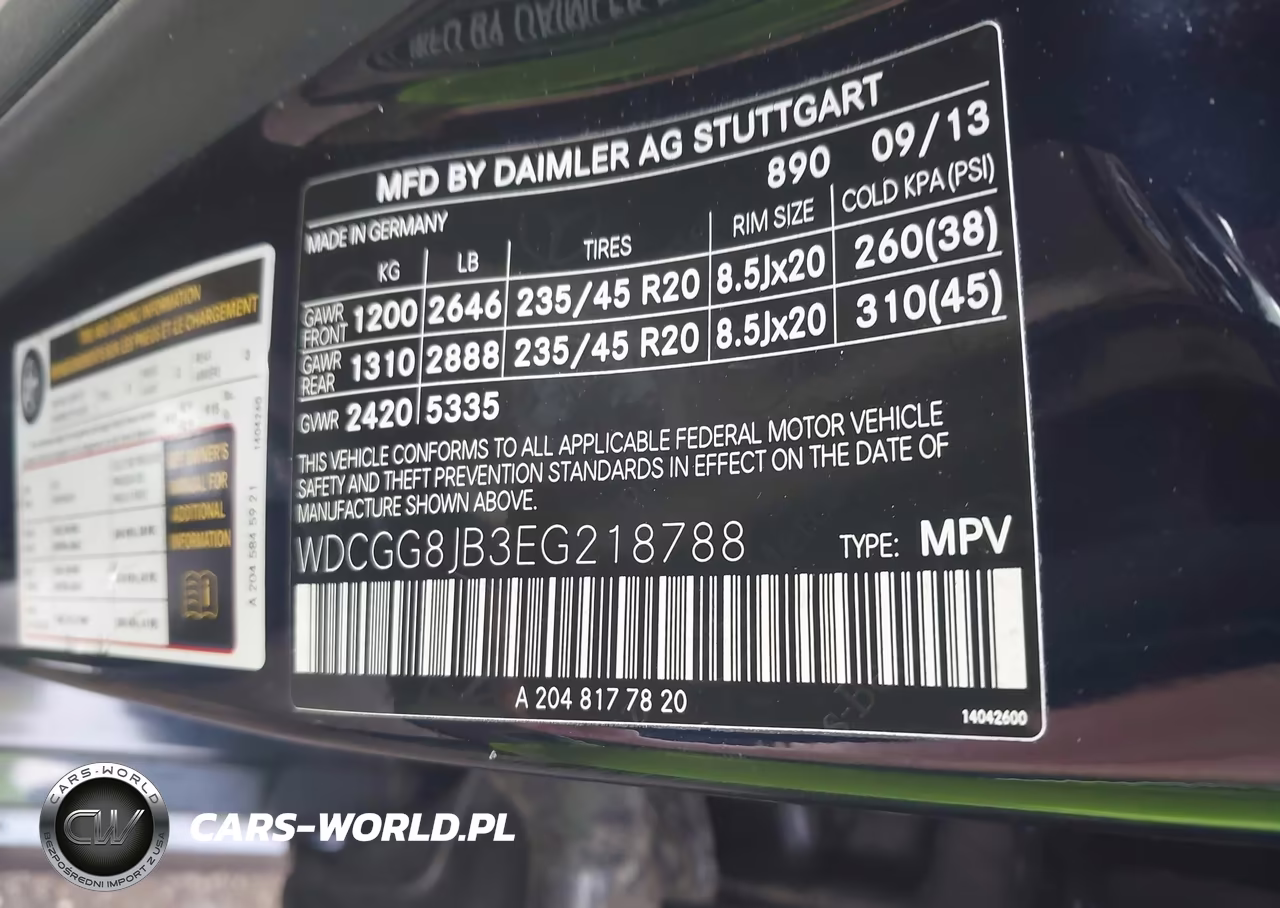 2014 Mercedes-Benz Glk 350 4Matic VIN:WDCGG8JB3EG218788 - 9