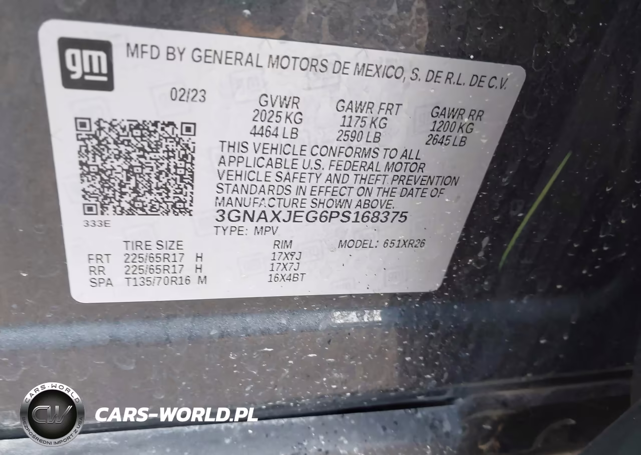 2023 Chevrolet Equinox Fwd 2Fl VIN:3GNAXJEG6PS168375 - 9