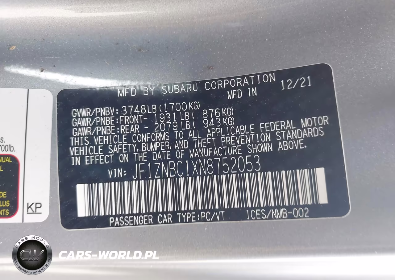 2022 Toyota Gr86 VIN:JF1ZNBC1XN8752053 - 9
