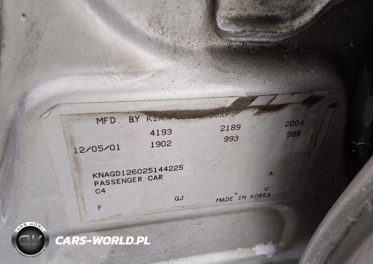 2002 Kia Optima Lx-Se VIN:KNAGD126025144225 - 9