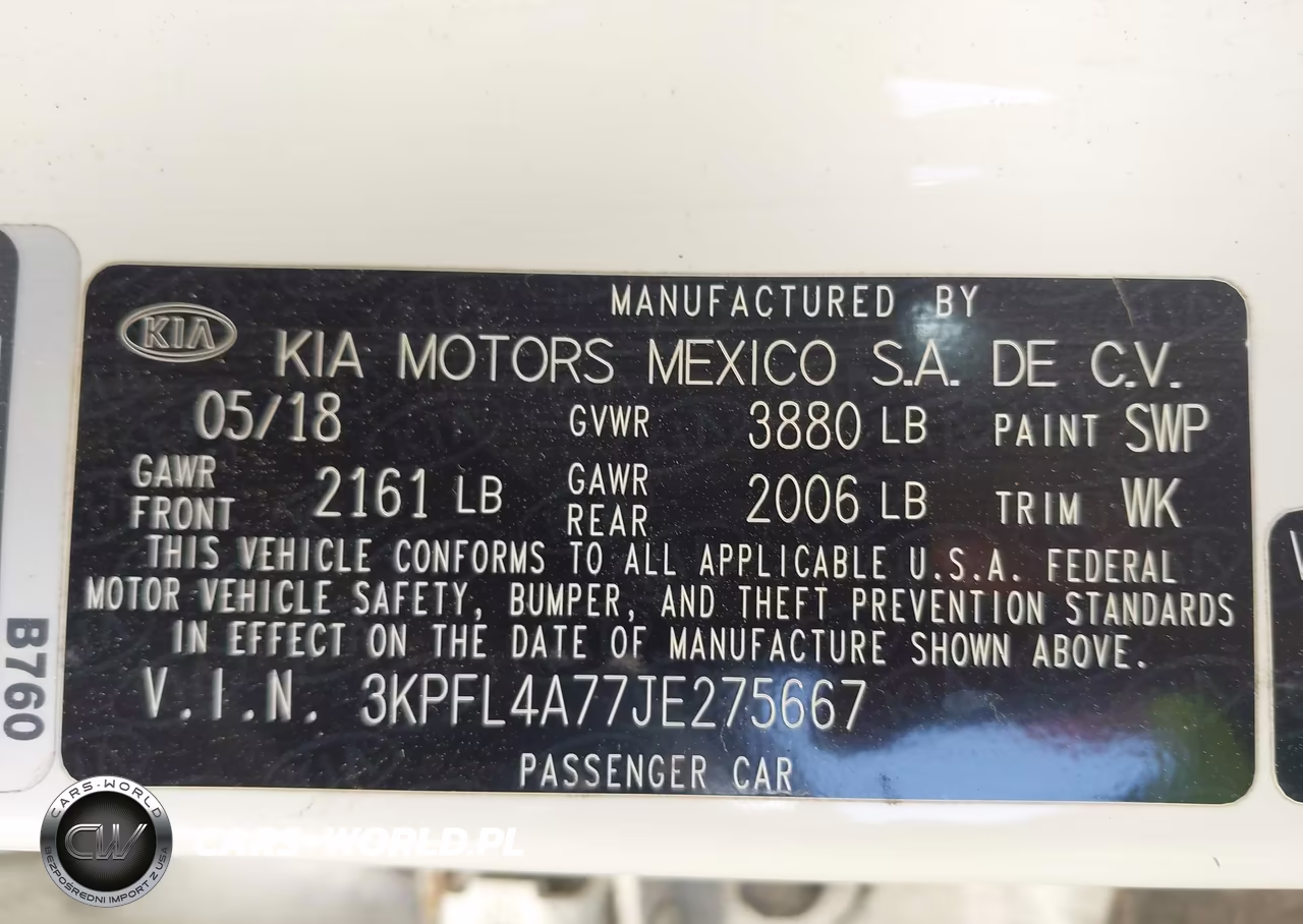 2018 Kia Forte Lx VIN:3KPFL4A77JE275667 - 9