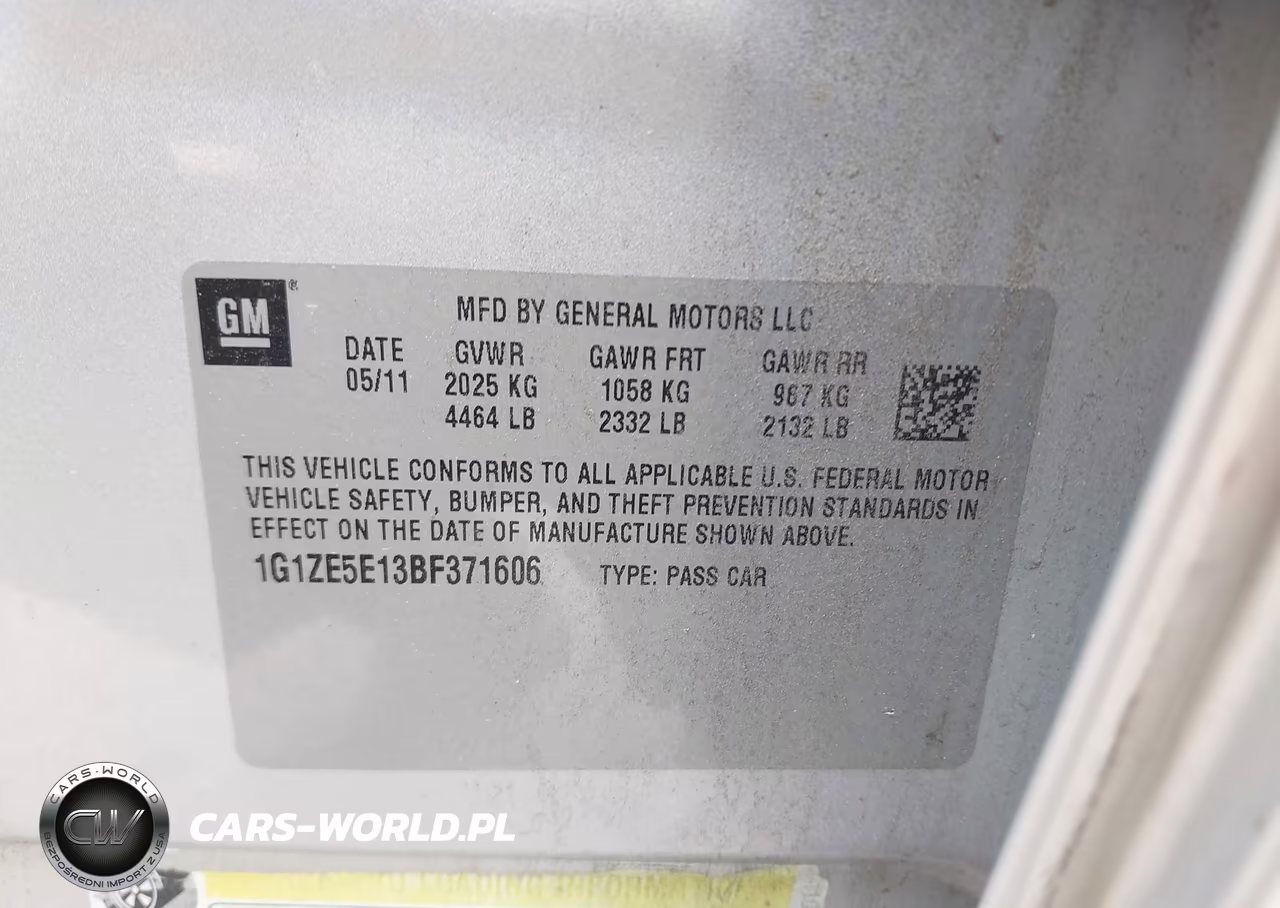 2011 Chevrolet Malibu Ltz VIN:1G1ZE5E13BF371606 - 9