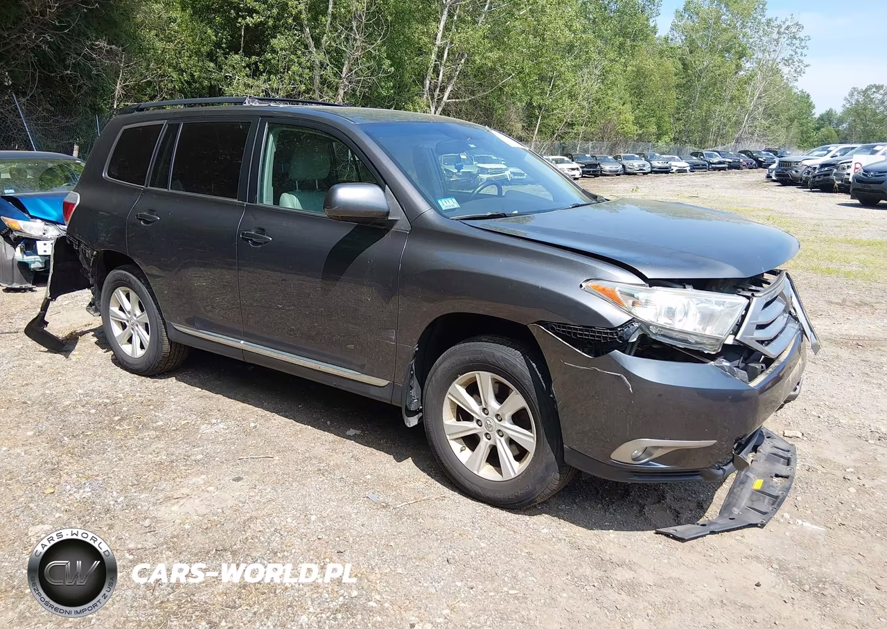 2013 Toyota Highlander Se V6 VIN:5TDBK3EH9DS186207 - 1