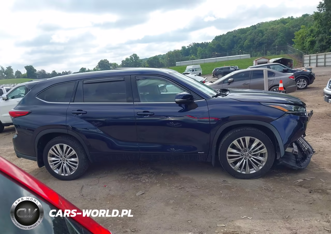 2022 Toyota Highlander Hybrid Platinum VIN:5TDEBRCH7NS088099 - 13