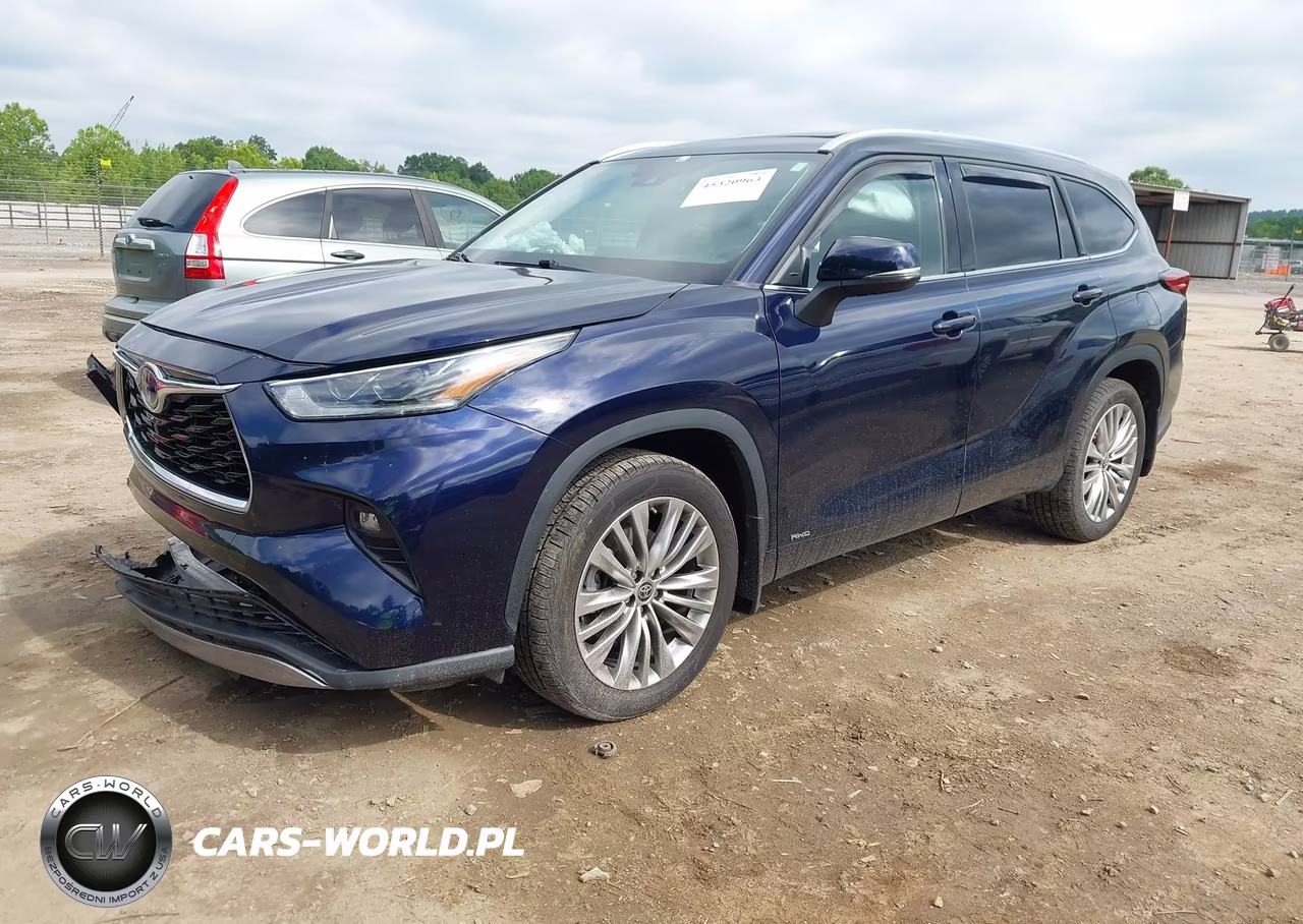 2022 Toyota Highlander Hybrid Platinum VIN:5TDEBRCH7NS088099 - 2