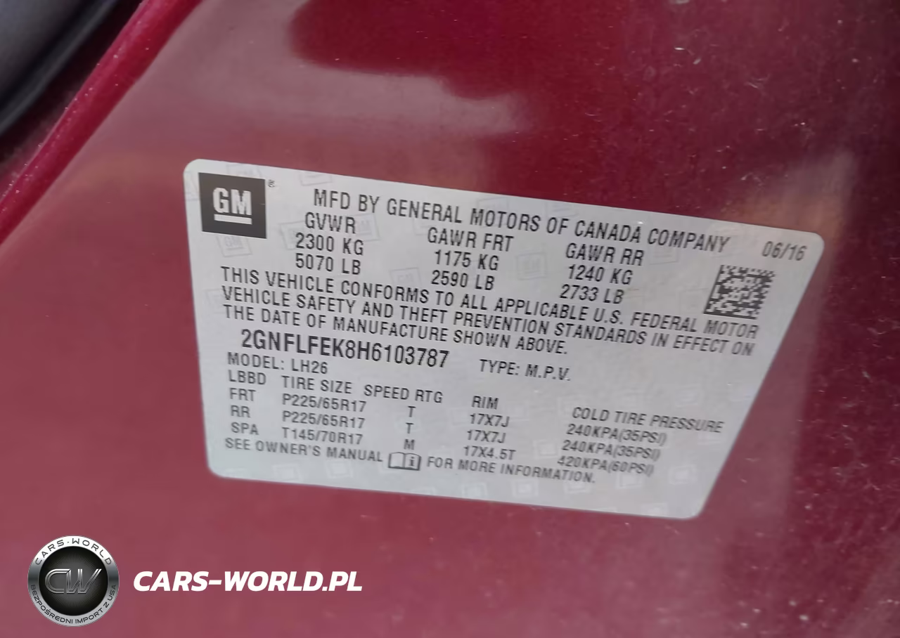 2017 Chevrolet Equinox Lt VIN:2GNFLFEK8H6103787 - 9