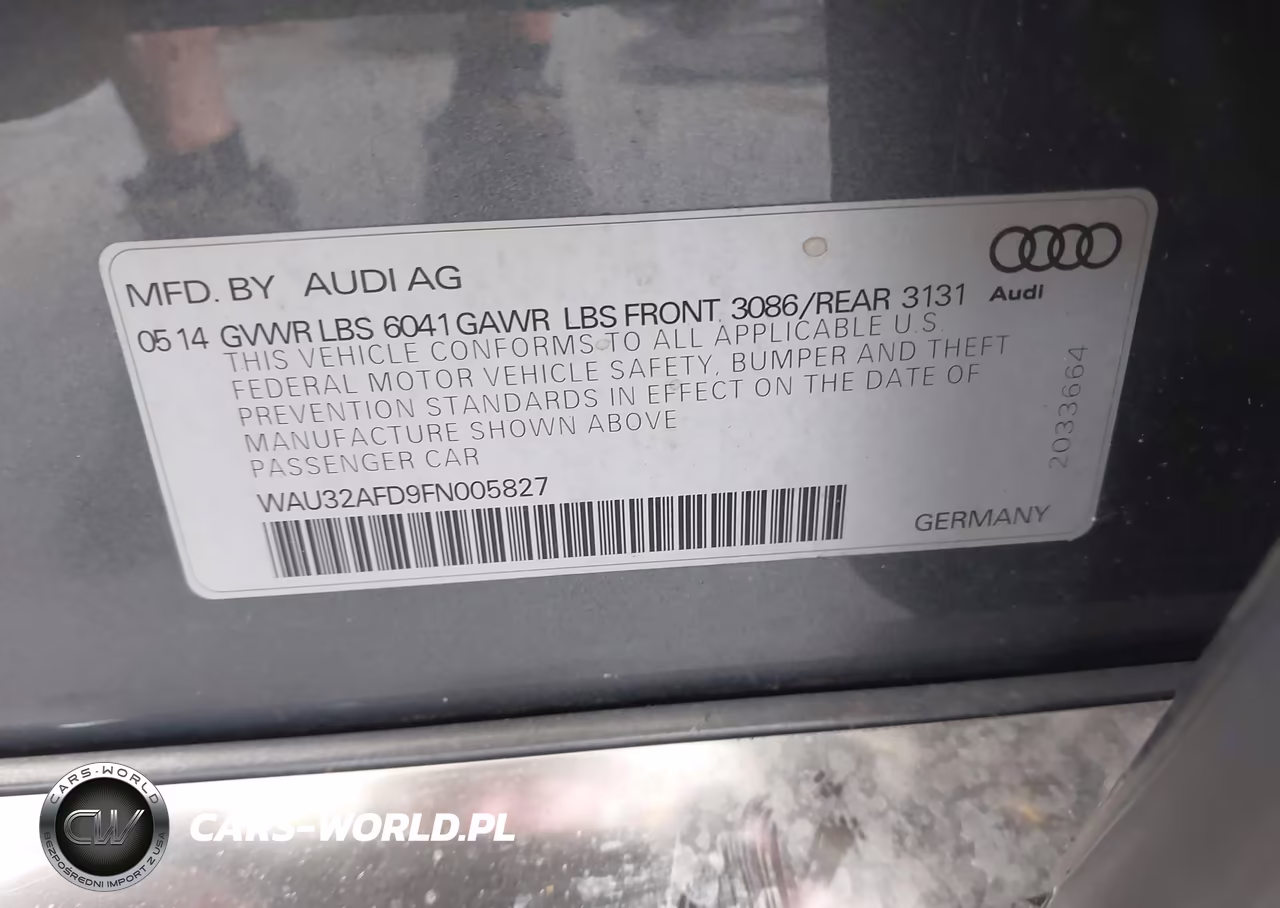 2015 Audi A8 L 4.0T VIN:WAU32AFD9FN005827 - 9