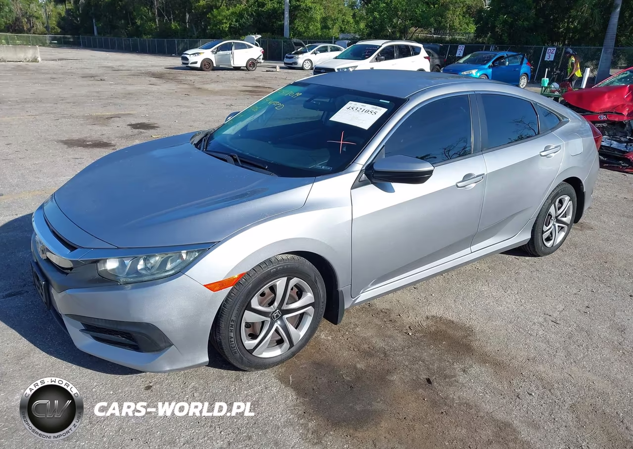 2018 Honda Civic Lx VIN:19XFC2F56JE002313 - 2