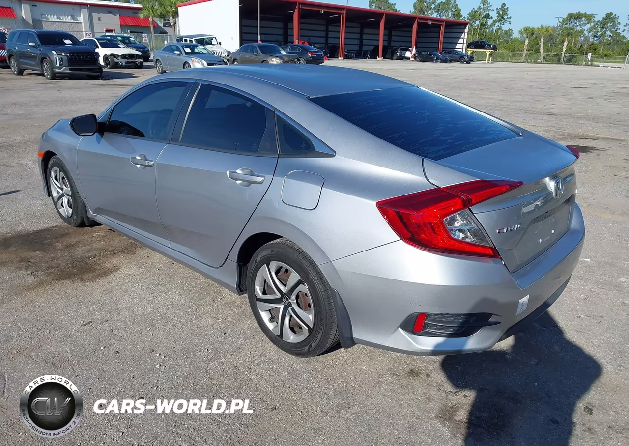 2018 Honda Civic Lx VIN:19XFC2F56JE002313 - 3
