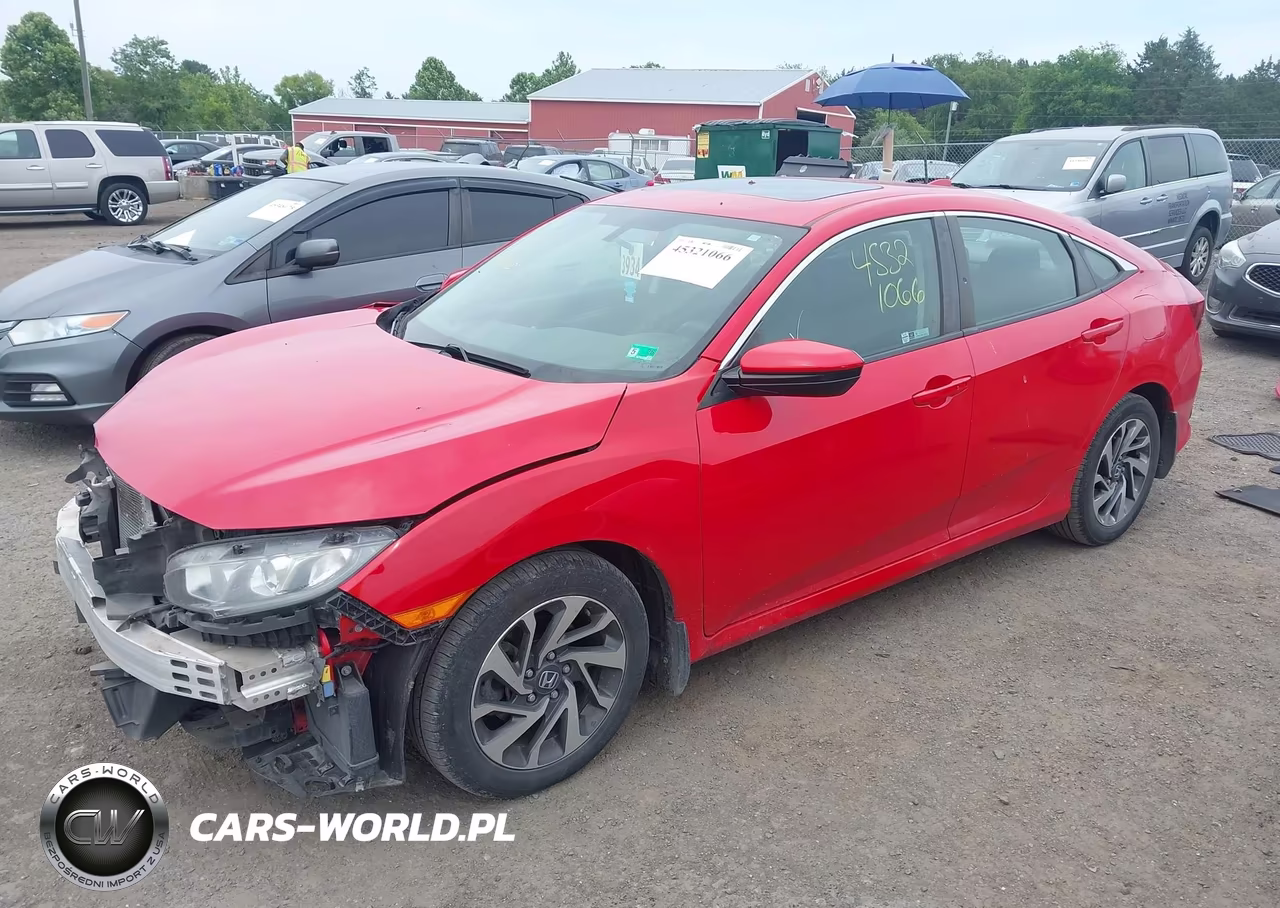 2018 Honda Civic Ex VIN:2HGFC2F70JH594380 - 2