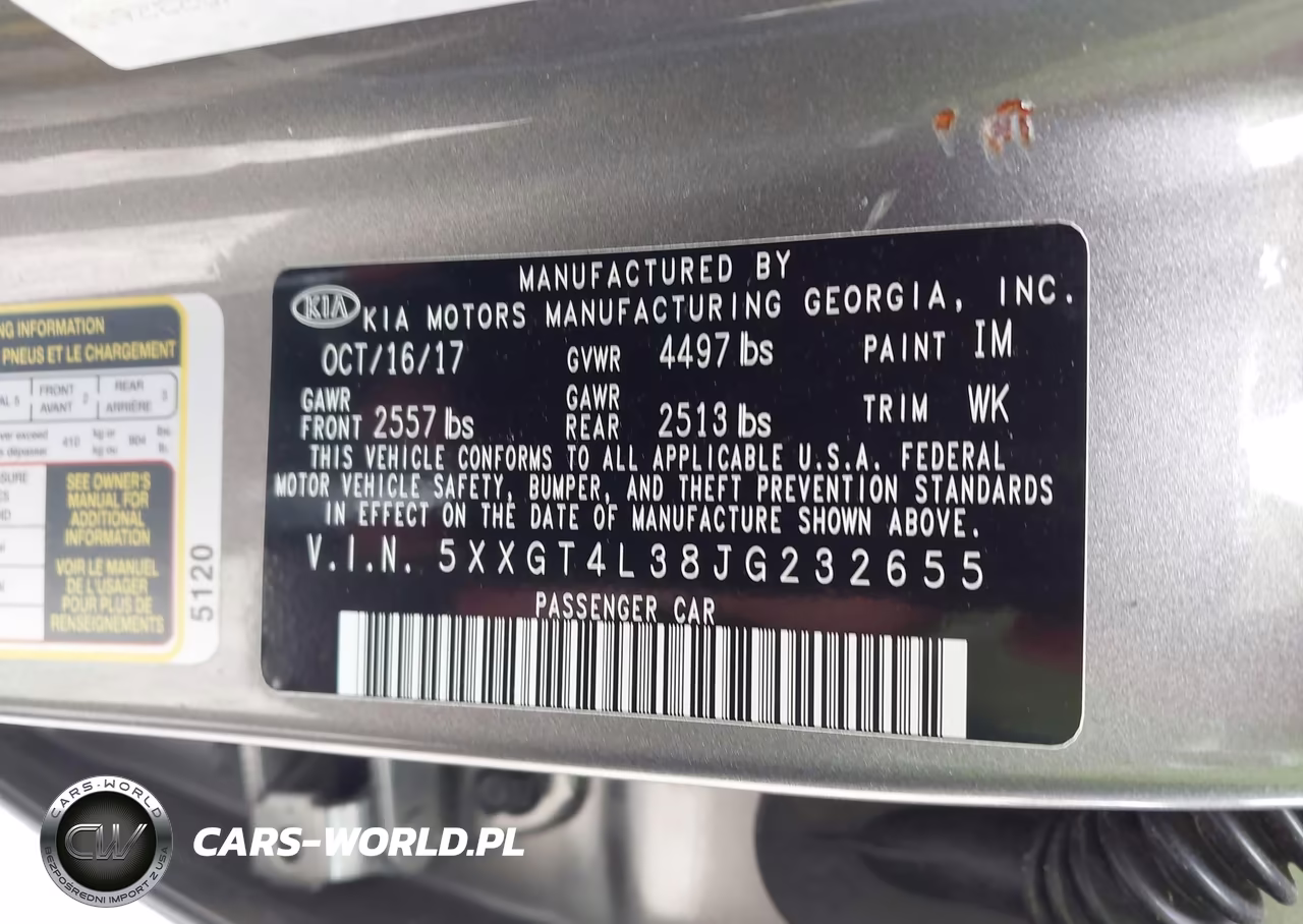 2018 Kia Optima Lx VIN:5XXGT4L38JG232655 - 9