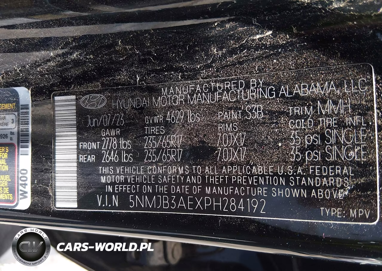 2023 Hyundai Tucson Sel VIN:5NMJB3AEXPH284192 - 9