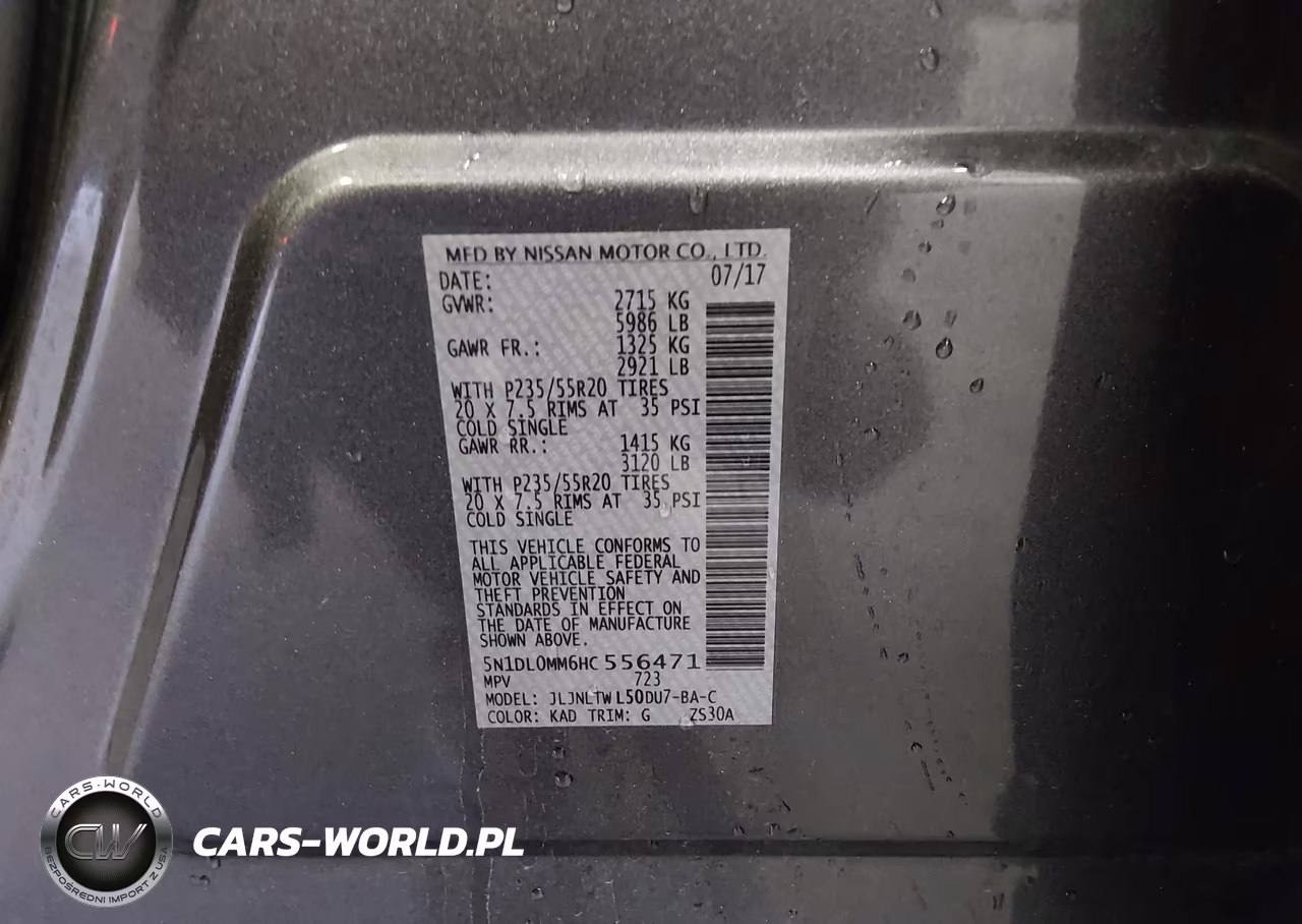 2017 Infiniti Qx60 VIN:5N1DL0MM6HC556471 - 9