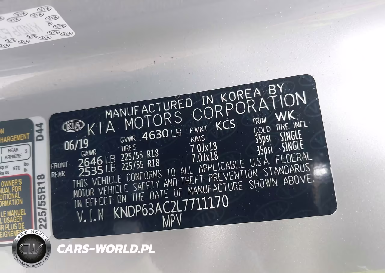 2020 Kia Sportage S VIN:KNDP63AC2L7711170 - 9