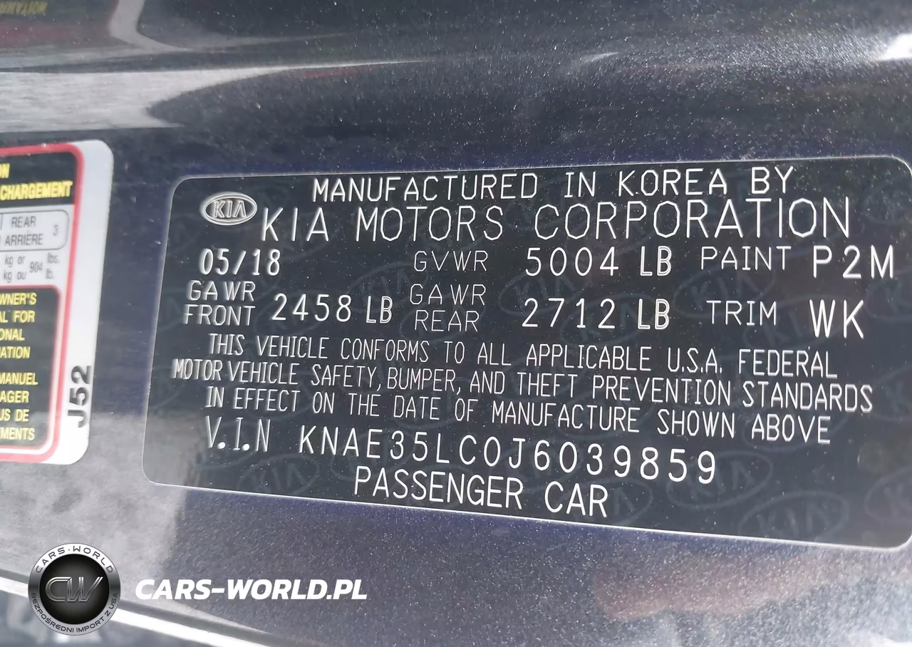 2018 Kia Stinger Gt VIN:KNAE35LC0J6039859 - 9