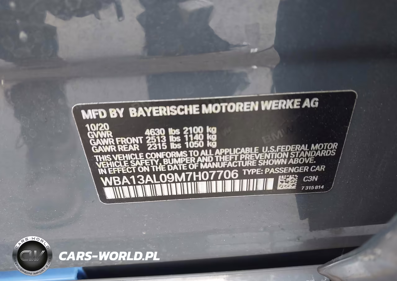 2021 BMW M235I Gran Coupe xDrive VIN:WBA13AL09M7H07706 - 9