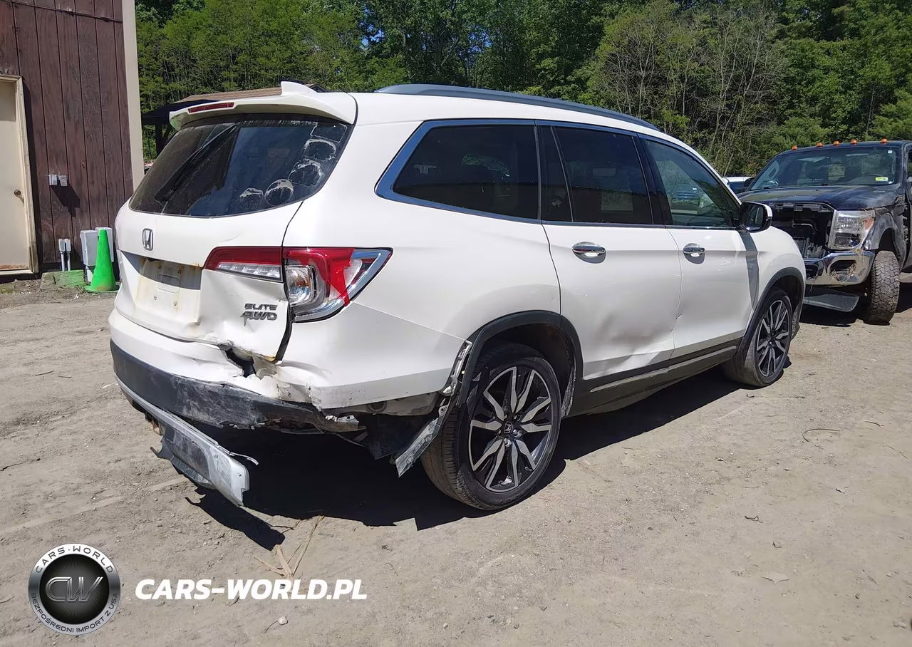 2019 Honda Pilot Elite VIN:5FNYF6H09KB000124 - 4
