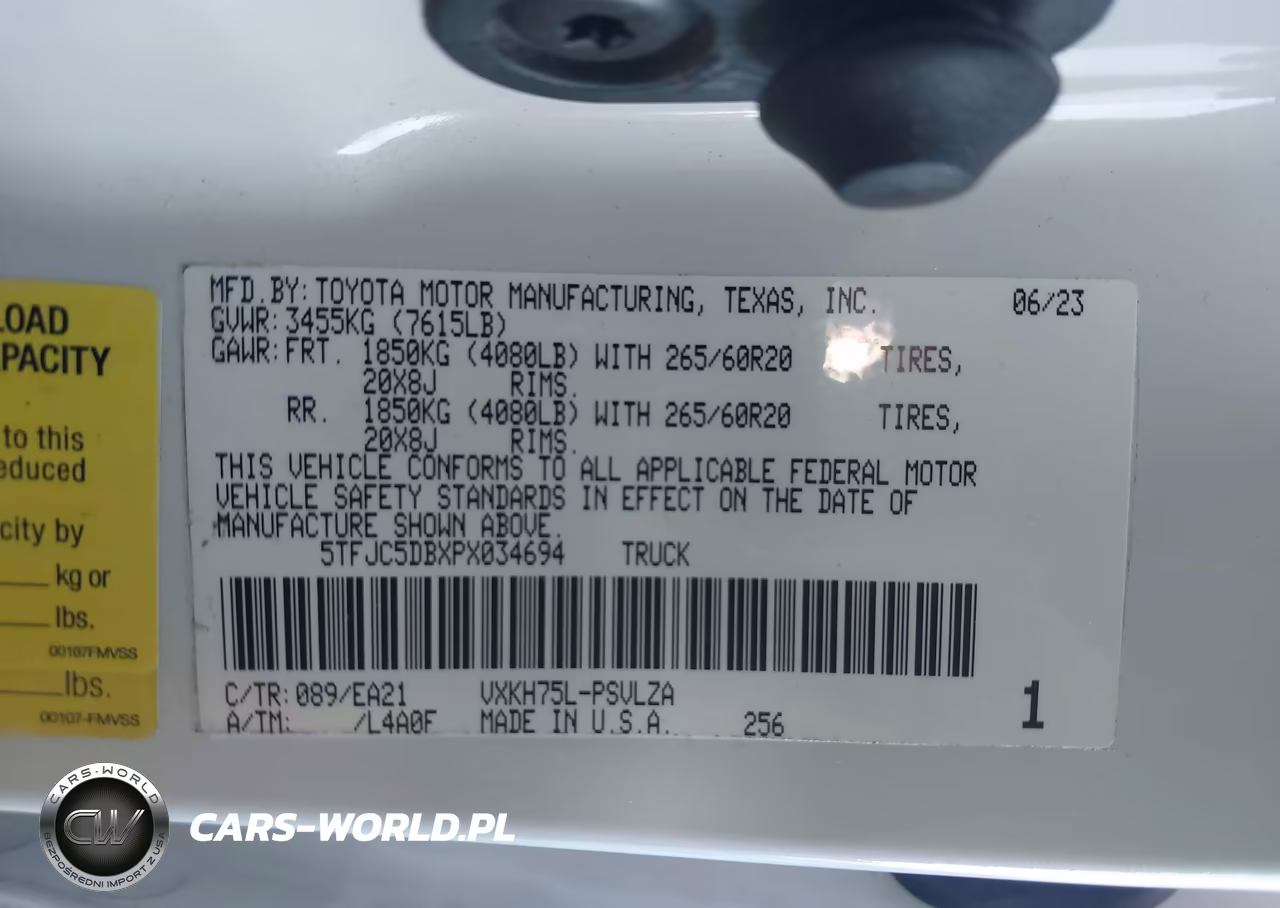 2023 Toyota Tundra Hybrid Limited VIN:5TFJC5DBXPX034694 - 9