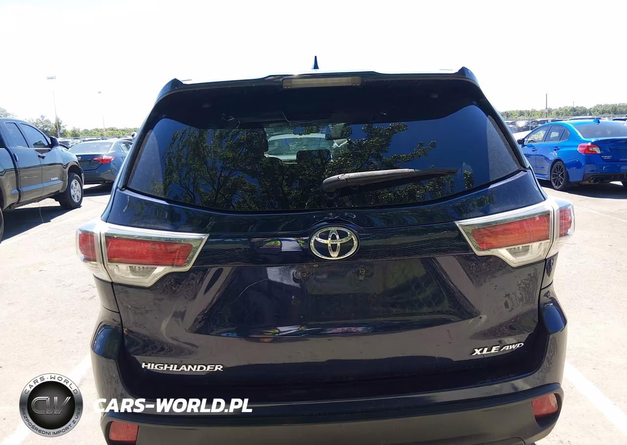 2015 Toyota Highlander Xle V6 VIN:5TDJKRFH0FS166573 - 16