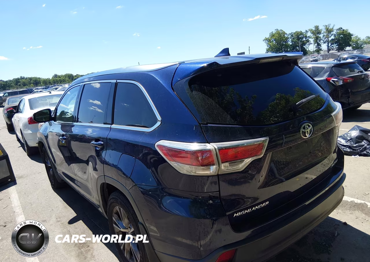 2015 Toyota Highlander Xle V6 VIN:5TDJKRFH0FS166573 - 3