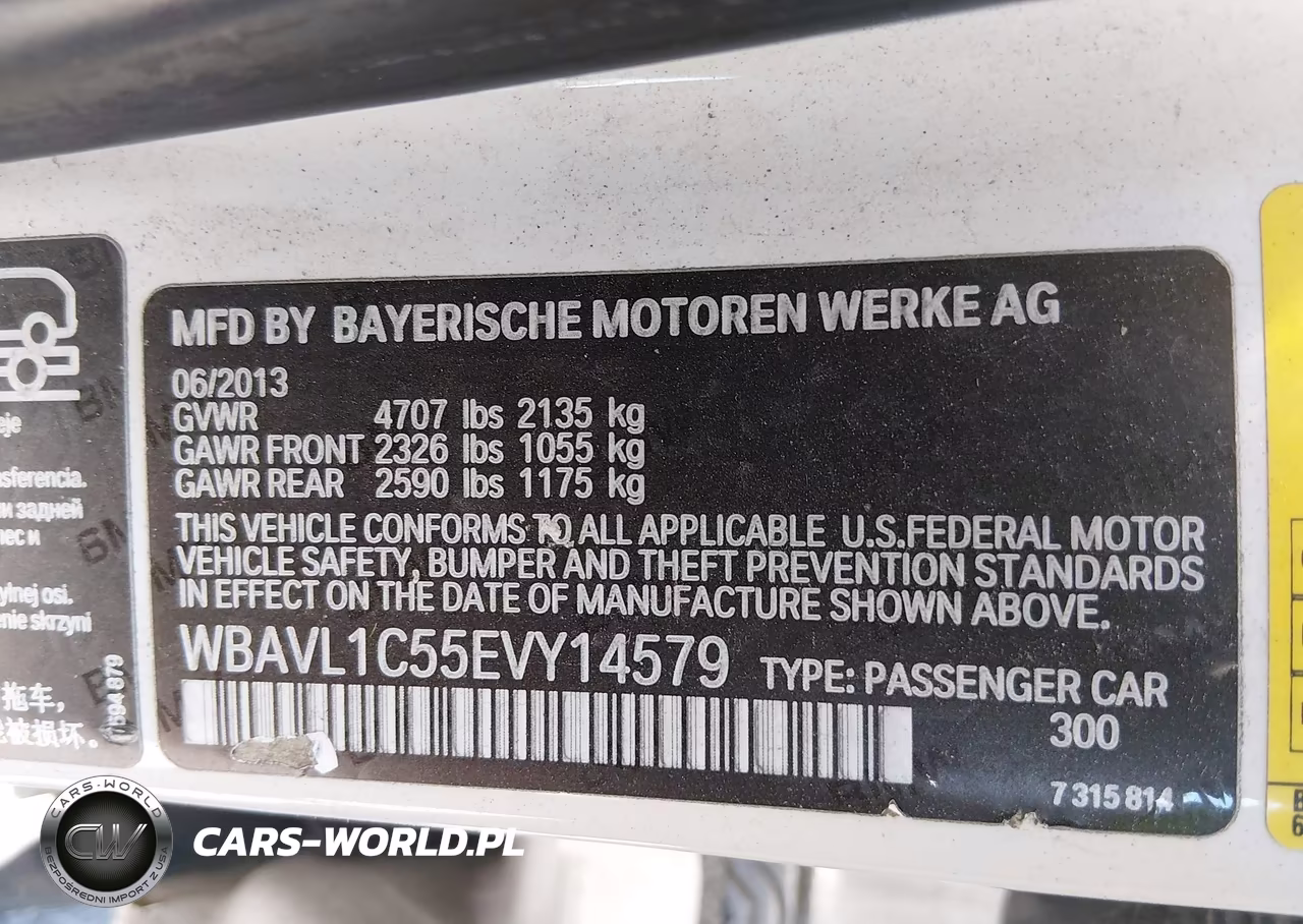 2014 BMW X1 xDrive28I VIN:WBAVL1C55EVY14579 - 9