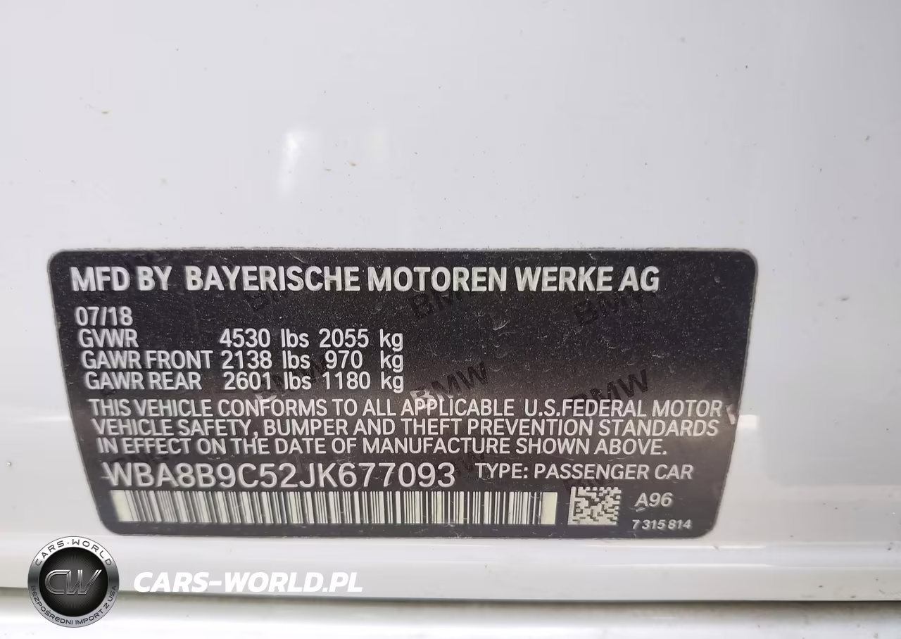 2018 BMW 330I VIN:WBA8B9C52JK677093 - 9