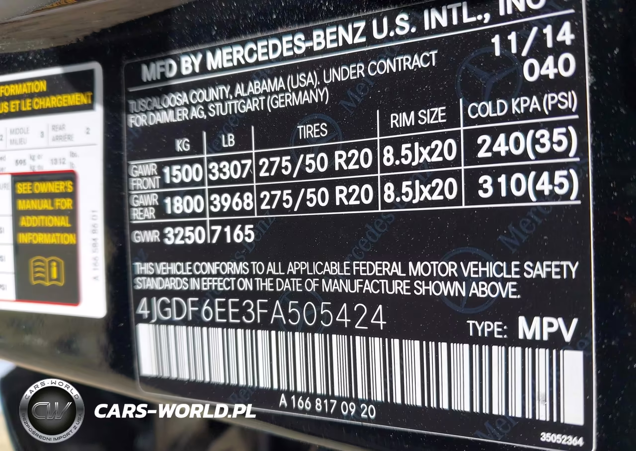2015 Mercedes-Benz Gl 450 4Matic VIN:4JGDF6EE3FA505424 - 9