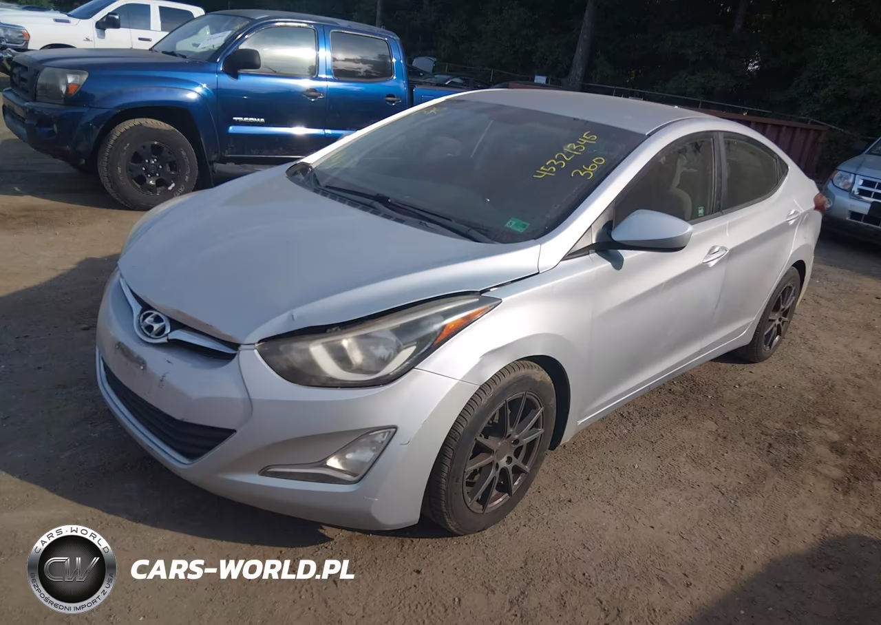 2014 Hyundai Elantra Se VIN:5NPDH4AE5EH484107 - 2