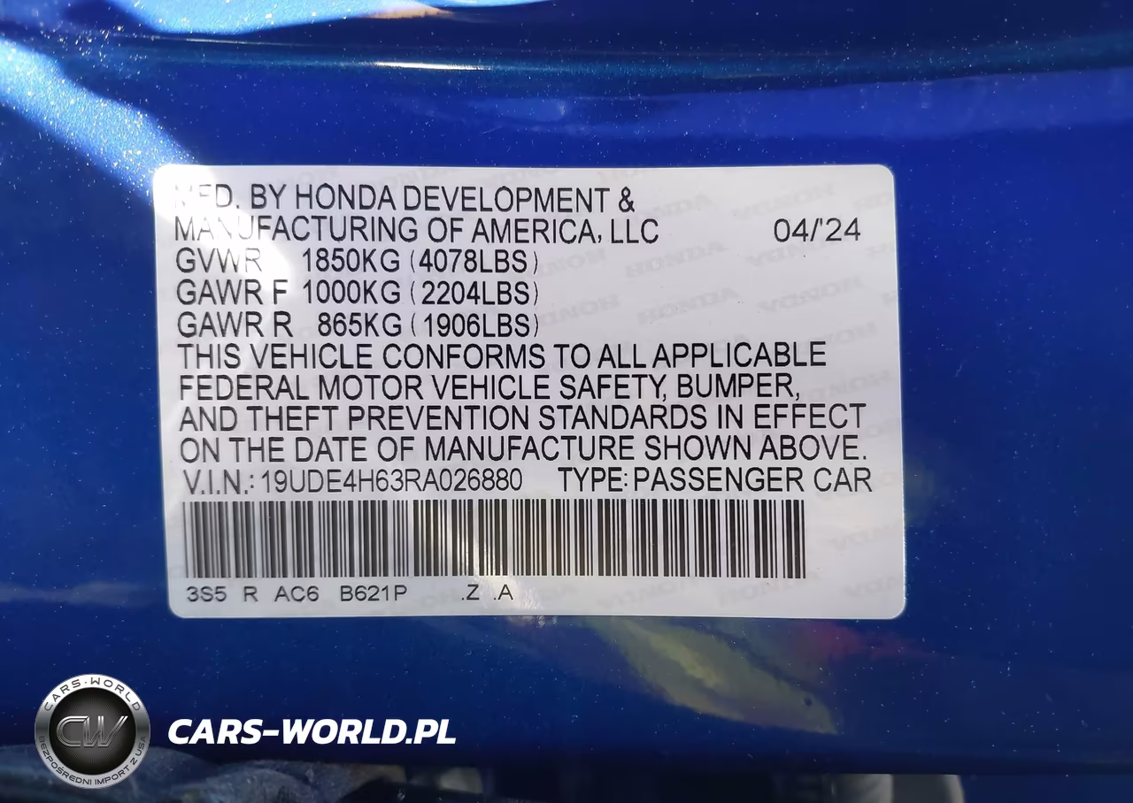 2024 Acura Integra A-Spec Technology VIN:19UDE4H63RA026880 - 9