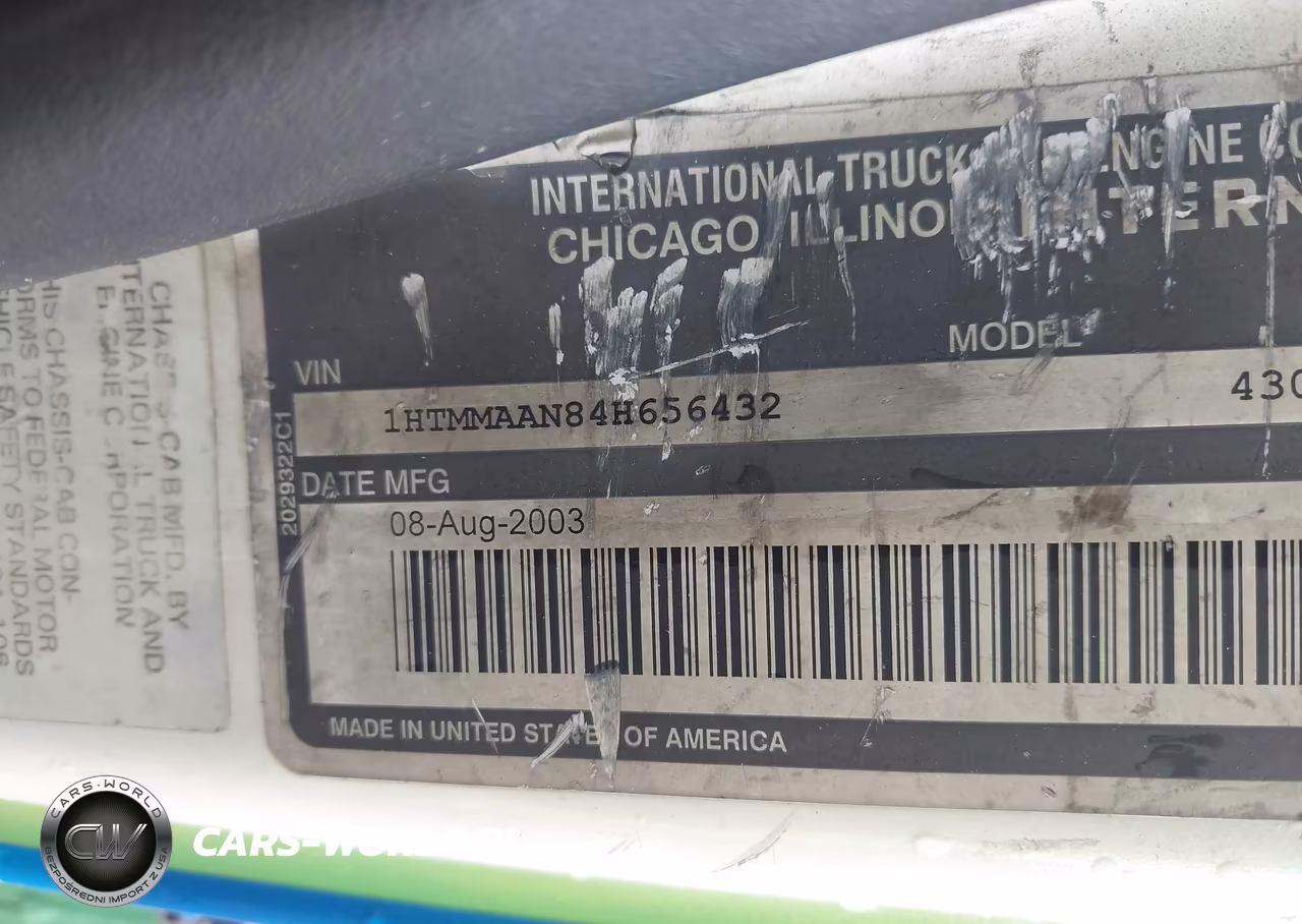 2004 International 4000 4300 VIN:1HTMMAAN84H656432 - 8