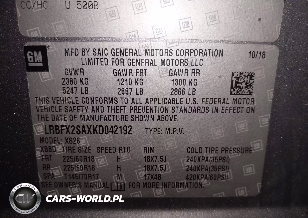 2019 Buick Envision Awd Essence VIN:LRBFX2SAXKD042192 - 9
