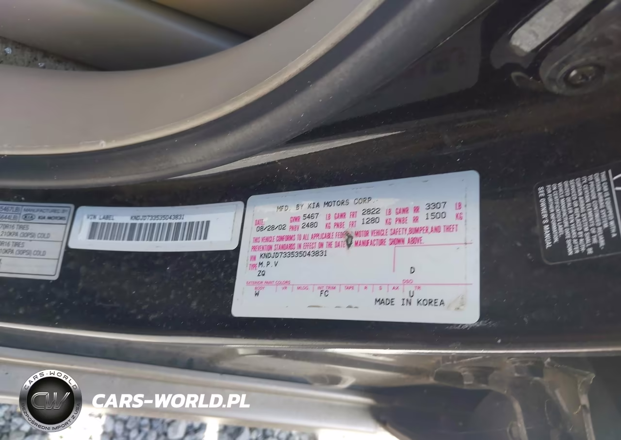 2003 Kia Sorento Ex-Lx VIN:KNDJD733535043831 - 9
