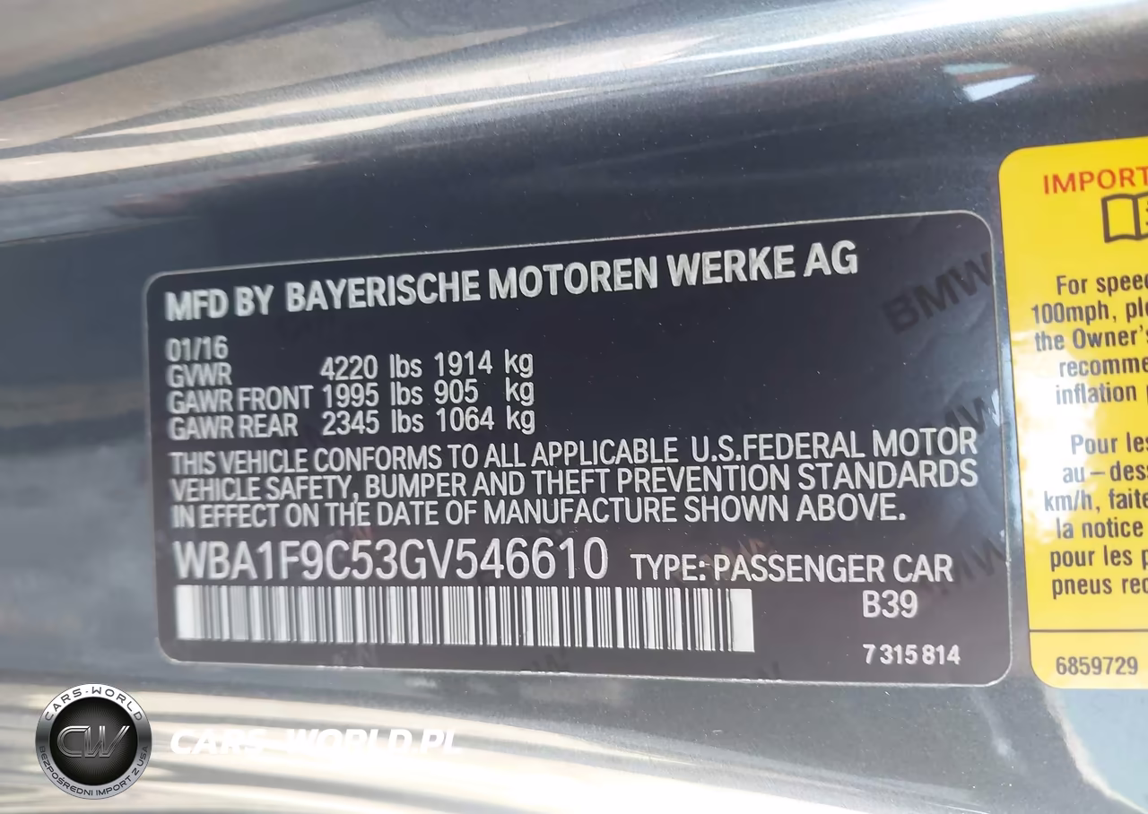 2016 BMW 228I VIN:WBA1F9C53GV546610 - 9