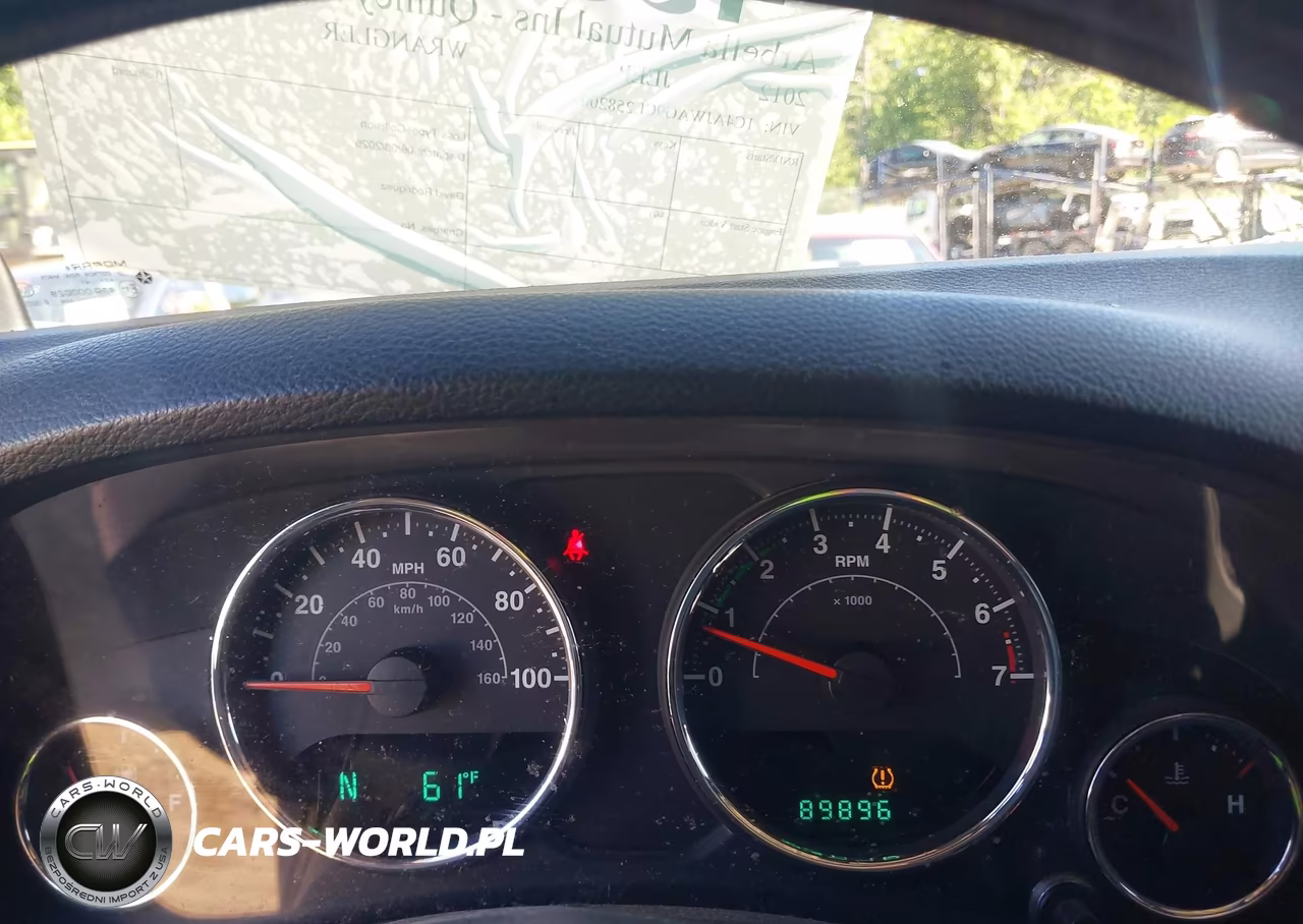 2012 Jeep Wrangler Sport VIN:1C4AJWAG9CL258200 - 7