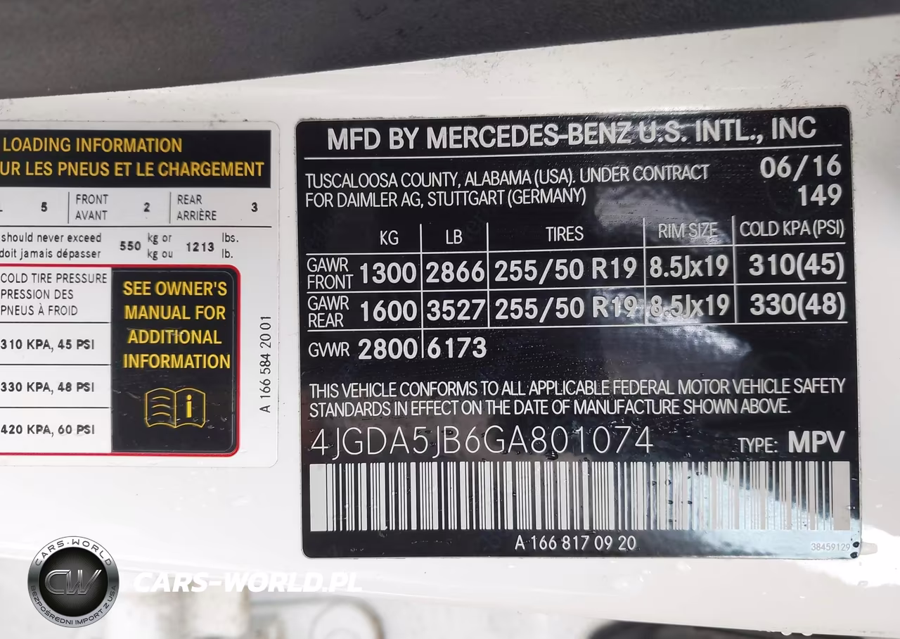 2016 Mercedes-Benz Gle 350 VIN:4JGDA5JB6GA801074 - 9