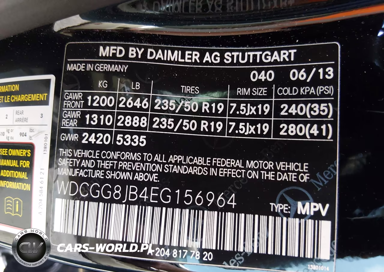 2014 Mercedes-Benz Glk 350 4Matic VIN:WDCGG8JB4EG156964 - 9