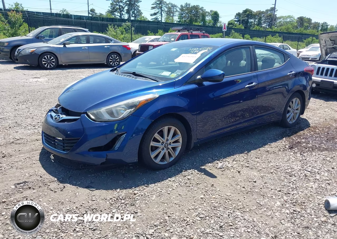 2016 Hyundai Elantra Se VIN:5NPDH4AEXGH719815 - 2