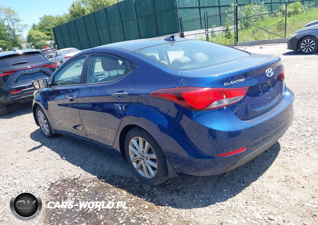 2016 Hyundai Elantra Se VIN:5NPDH4AEXGH719815 - 3