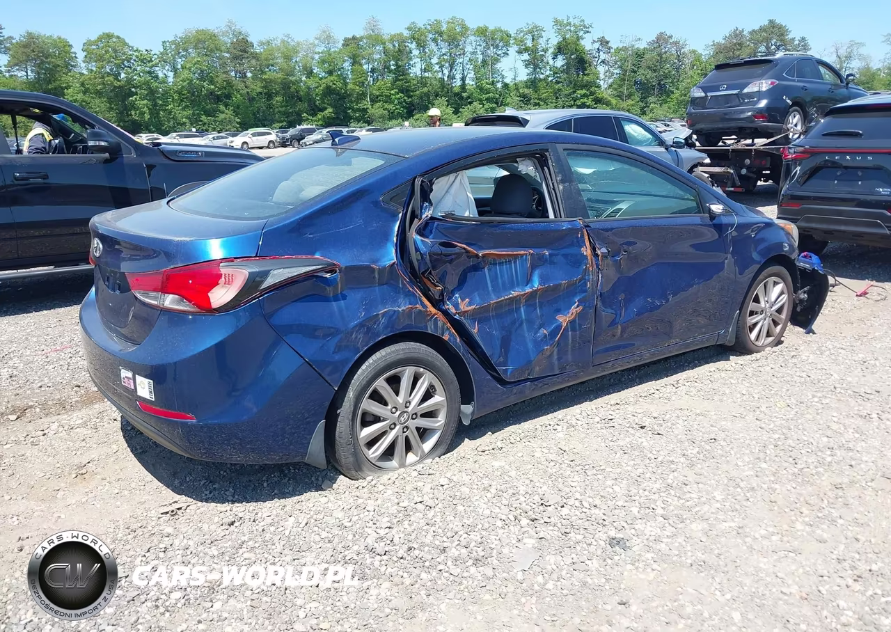 2016 Hyundai Elantra Se VIN:5NPDH4AEXGH719815 - 4