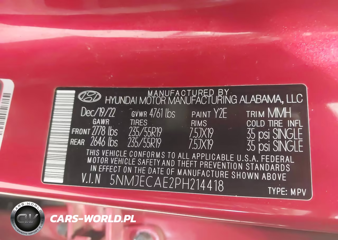 2023 Hyundai Tucson Limited VIN:5NMJECAE2PH214418 - 9